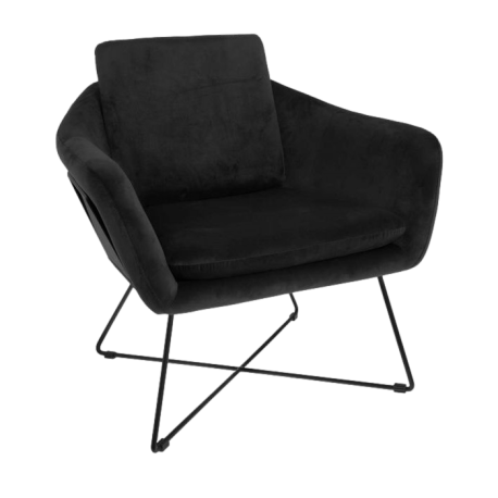 Cosmo Lounge-Sessel schwarz