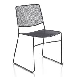 Elia Metall-Stuhl schwarz