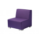 Barcelona-Lounge-Sessel violett