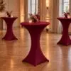 COCKTAIL Stehtisch bordeaux
